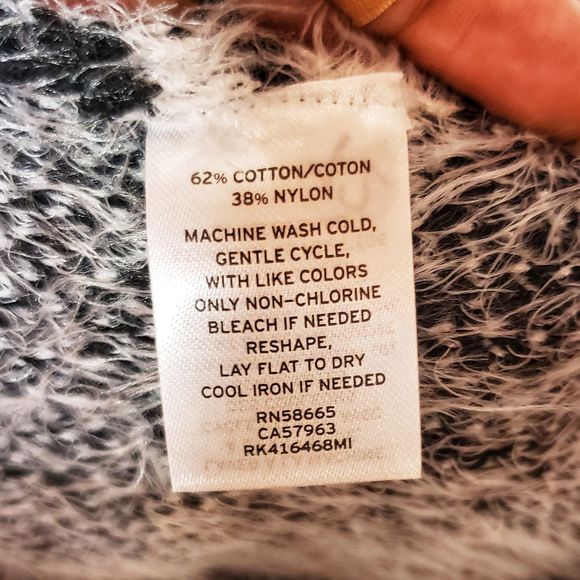 New SUSINA Zebra Black and White Cardigan Small - Picture 6 of 6